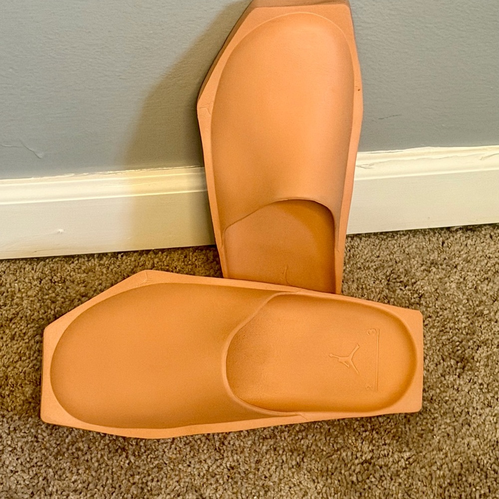 Jordan Tan Slide Sandals